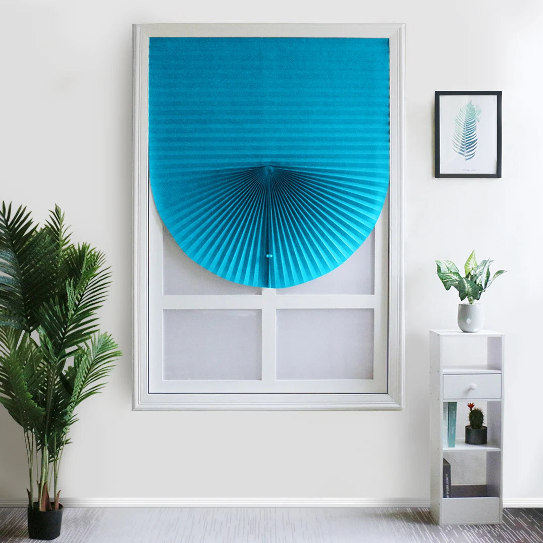 Store plissé occultant tissu pour fenêtre chambre cuisine - vue 15 sur 16