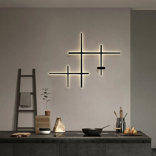 applique murale led design minimaliste moderne pour intérieur élégant - vue 2 sur 9