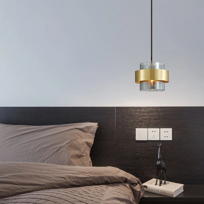 suspension moderne en verre pour décoration intérieure élégante - vue 3 sur 8