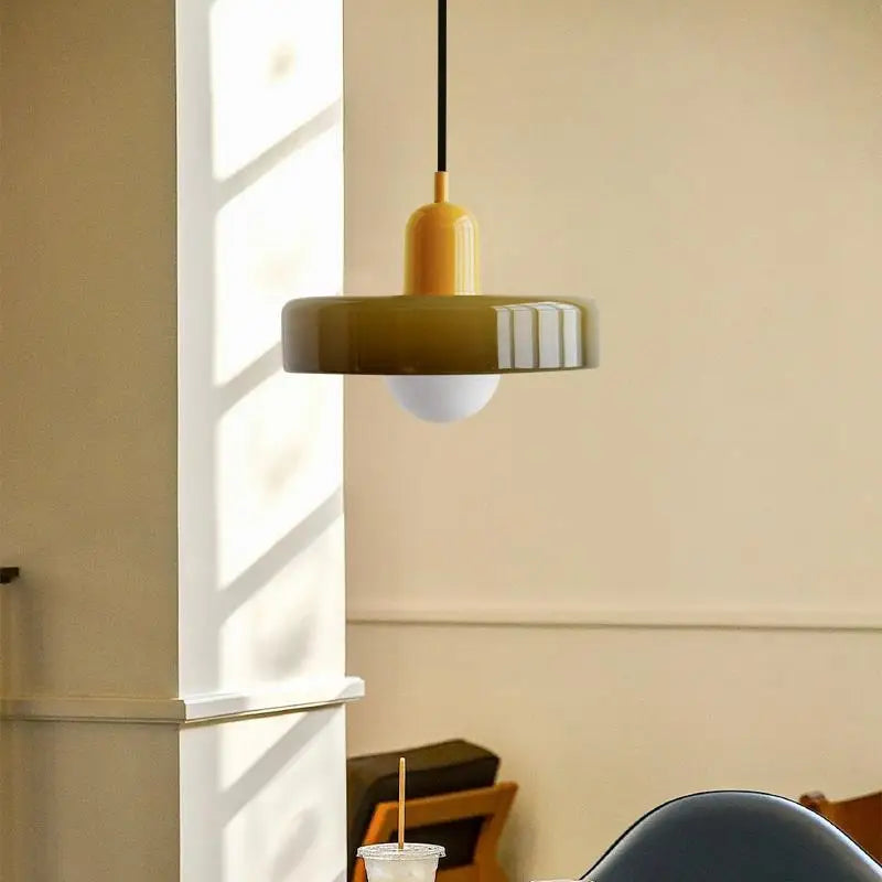 lampe suspendue nordique en verre pour décoration intérieure - vue 2 sur 15