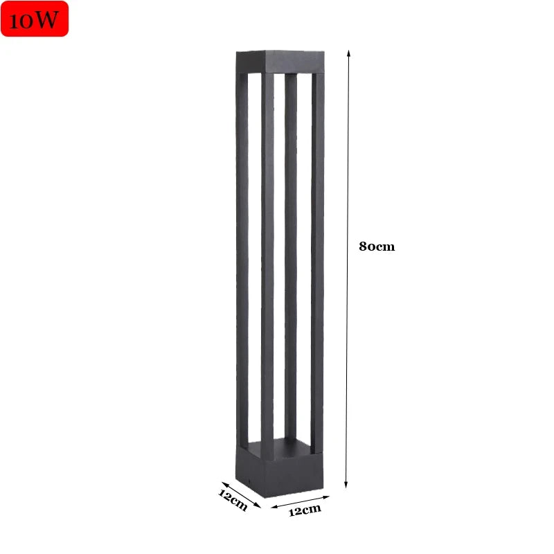 lampe extérieure moderne étanche pour jardin et parc - vue 13 sur 13