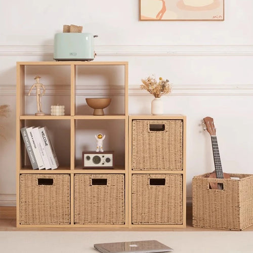panier de pique-nique en osier pour rangement divers - vue 6 sur 21