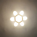 plafonnier moderne en verre pour éclairage décoratif intérieur