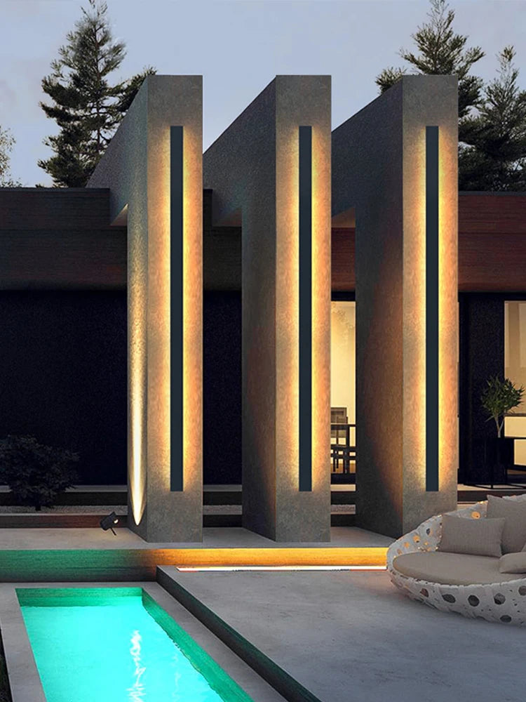 Applique murale longue LED étanche ip65 - vue 4 sur 6