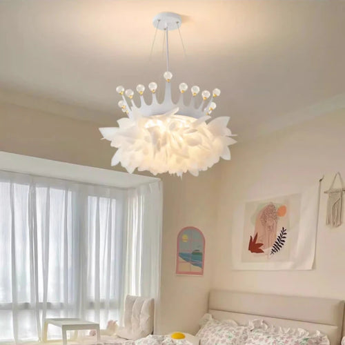 lustre romantique en cristal pour une décoration moderne - vue 2 sur 17