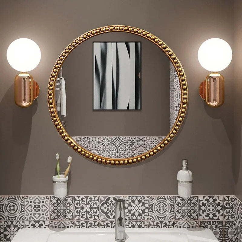 miroirs décoratifs ovales en macramé pour décoration murale - vue 3 sur 13