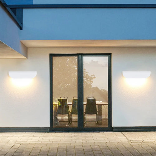 applique murale LED lampe extérieure IP65 étanche pour intérieur chambre escalier extérieur balcon couloir éclairage de jardin - vue 4 sur 8