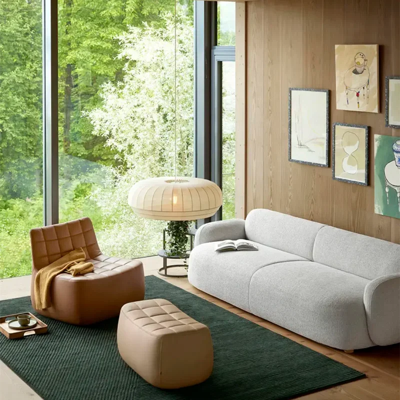 suspension en tissu minimaliste pour un éclairage créatif intérieur - vue 5 sur 9