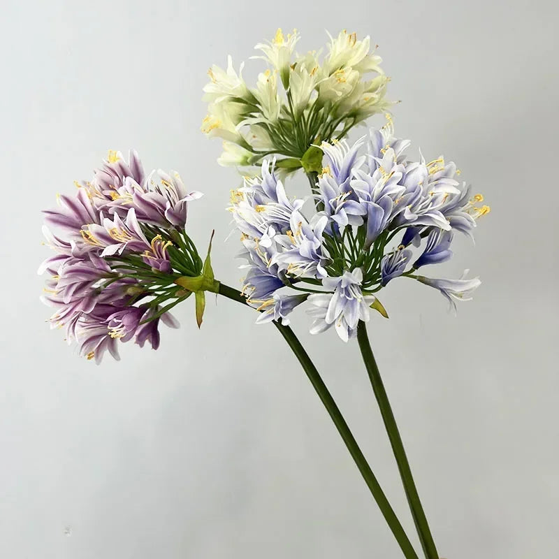 lot de 2 fleurs en soie pour décoration intérieure moderne - vue 6 sur 9