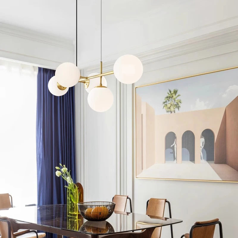 lustre Moderne salle à manger lumières éclairage intérieur LED décoratif éclairage intérieur - vue 6 sur 8