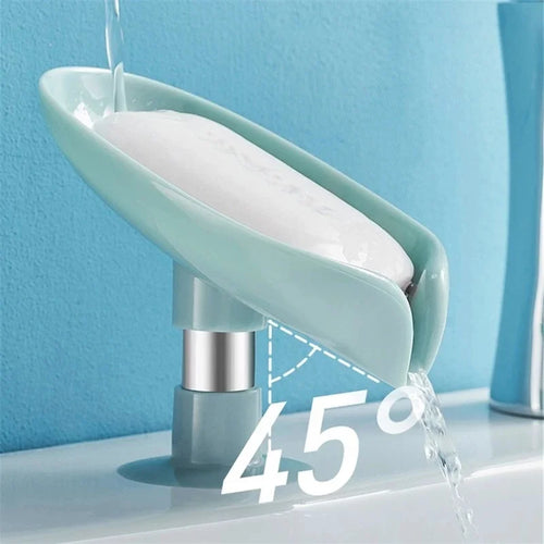 boîte à savon en forme de feuille pour salle de bain - vue 5 sur 7