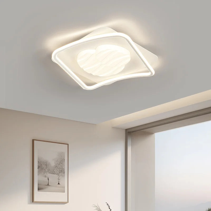 plafonnier moderne rectangulaire pour éclairage intérieur et extérieur - vue 5 sur 10