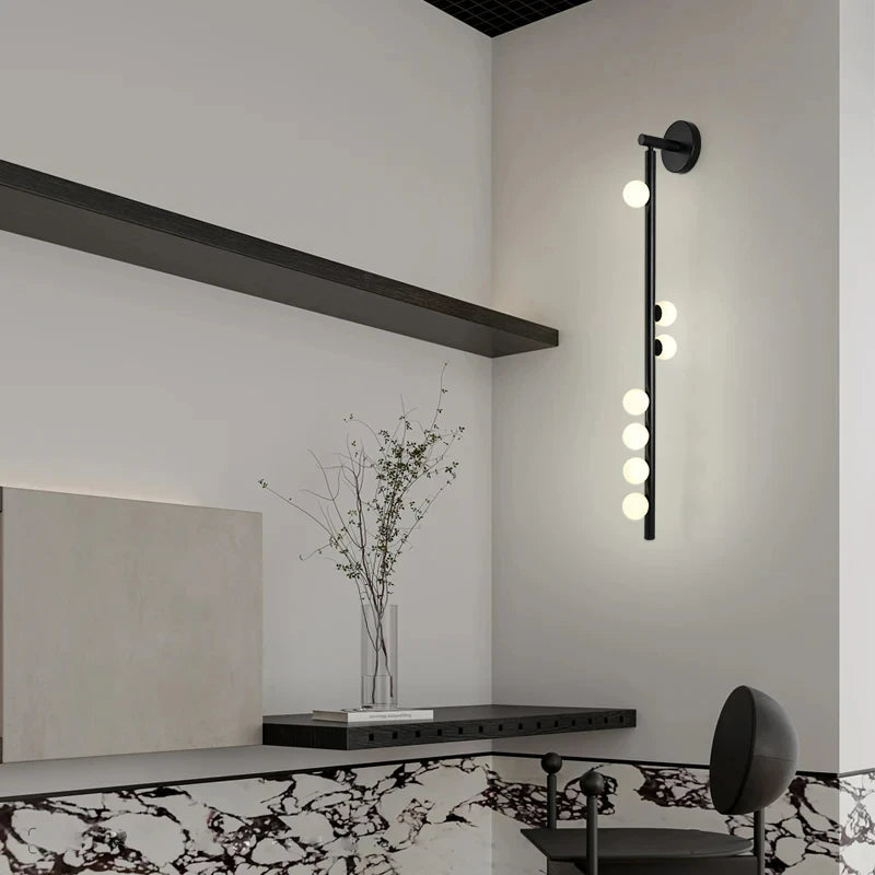 applique murale en verre et métal design moderne pour intérieur élégant - vue 3 sur 10