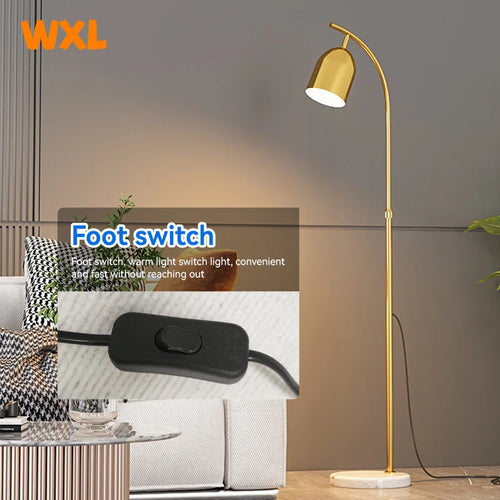 lampadaire led moderne à éclairage réglable design nordique - vue 4 sur 8