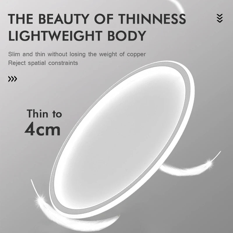 plafonnier led ultra fin avec nuages créatifs éclairage intelligent - vue 4 sur 26