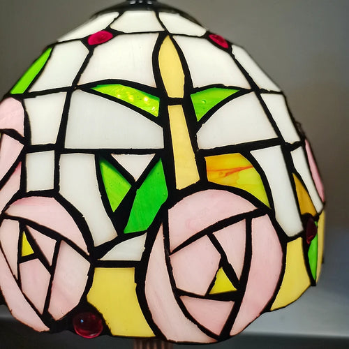 lampe à poser de style tiffany pour une ambiance chaleureuse - vue 5 sur 6
