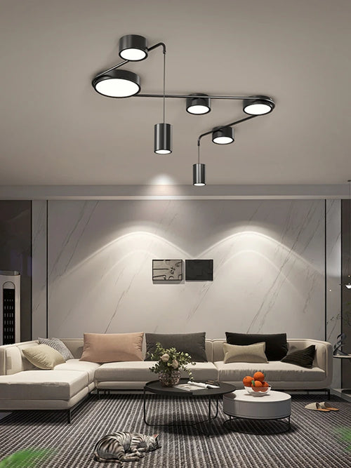 lustre led moderne pour intérieur simple et spécial - vue 2 sur 12
