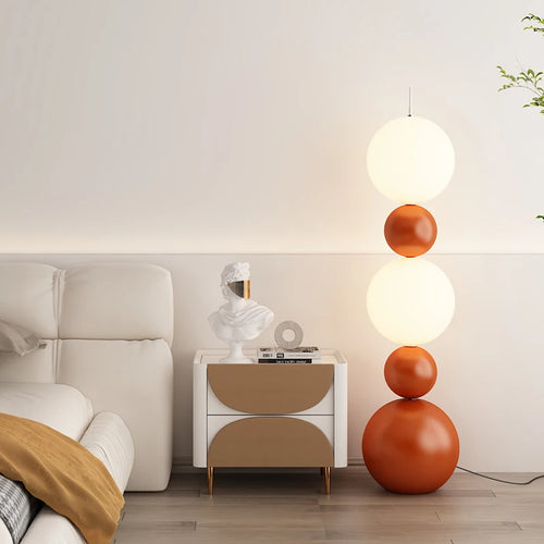 lampadaire crème nordique créatif pour décoration d'intérieur moderne - vue 2 sur 10