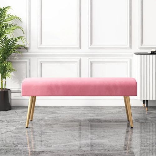 banc à chaussures moelleux pour hall d'entrée et salon - vue 3 sur 18