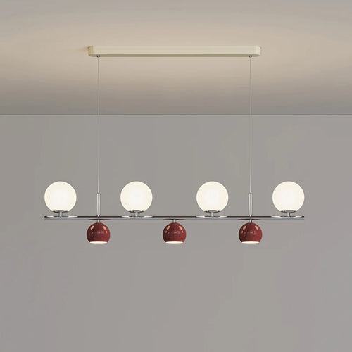 Suspension LED ronde lustre table - vue 7 sur 15