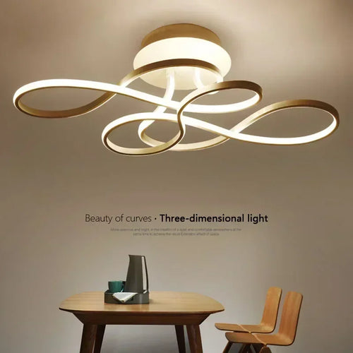 plafonnier moderne led pour décoration intérieure élégante et lumineuse - vue 4 sur 12