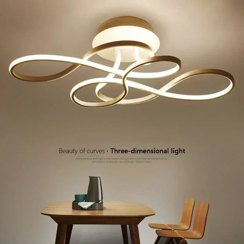 plafonnier moderne led pour décoration intérieure élégante et lumineuse - vue 4 sur 12