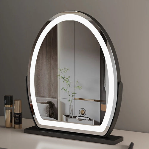 miroir de courtoisie éclairé avec capteur tactile et éclairage dimmable - vue 2 sur 15