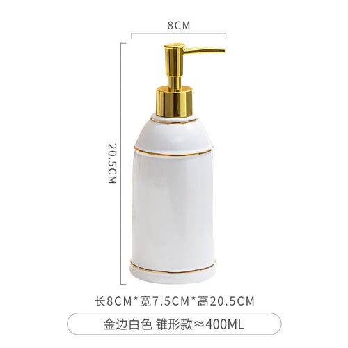 distributeur de savon céramique pour gel douche et désinfectant - vue 31 sur 30