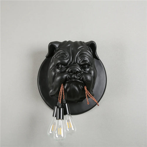 applique murale moderne en résine de gorille art déco led vintage - vue 6 sur 10