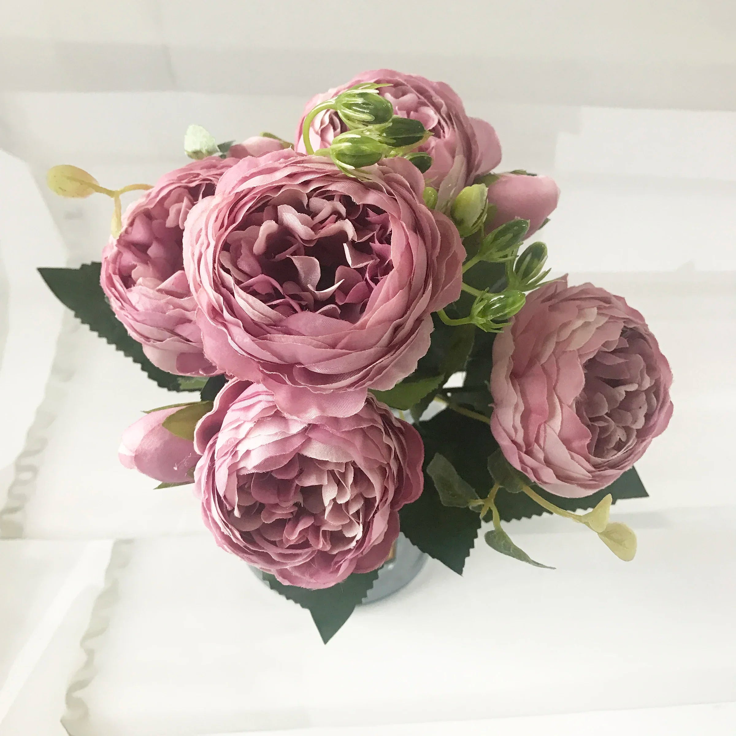 bouquet de pivoines artificielles pour décoration de mariage intérieur - vue 6 sur 17
