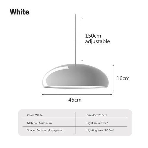 suspension led nordique macaron luminaire suspendu éclairage maison - vue 19 sur 21