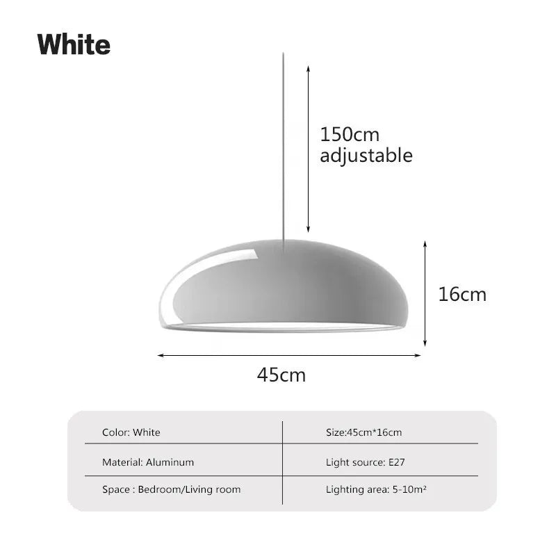 suspension led nordique macaron luminaire suspendu éclairage maison - vue 19 sur 21