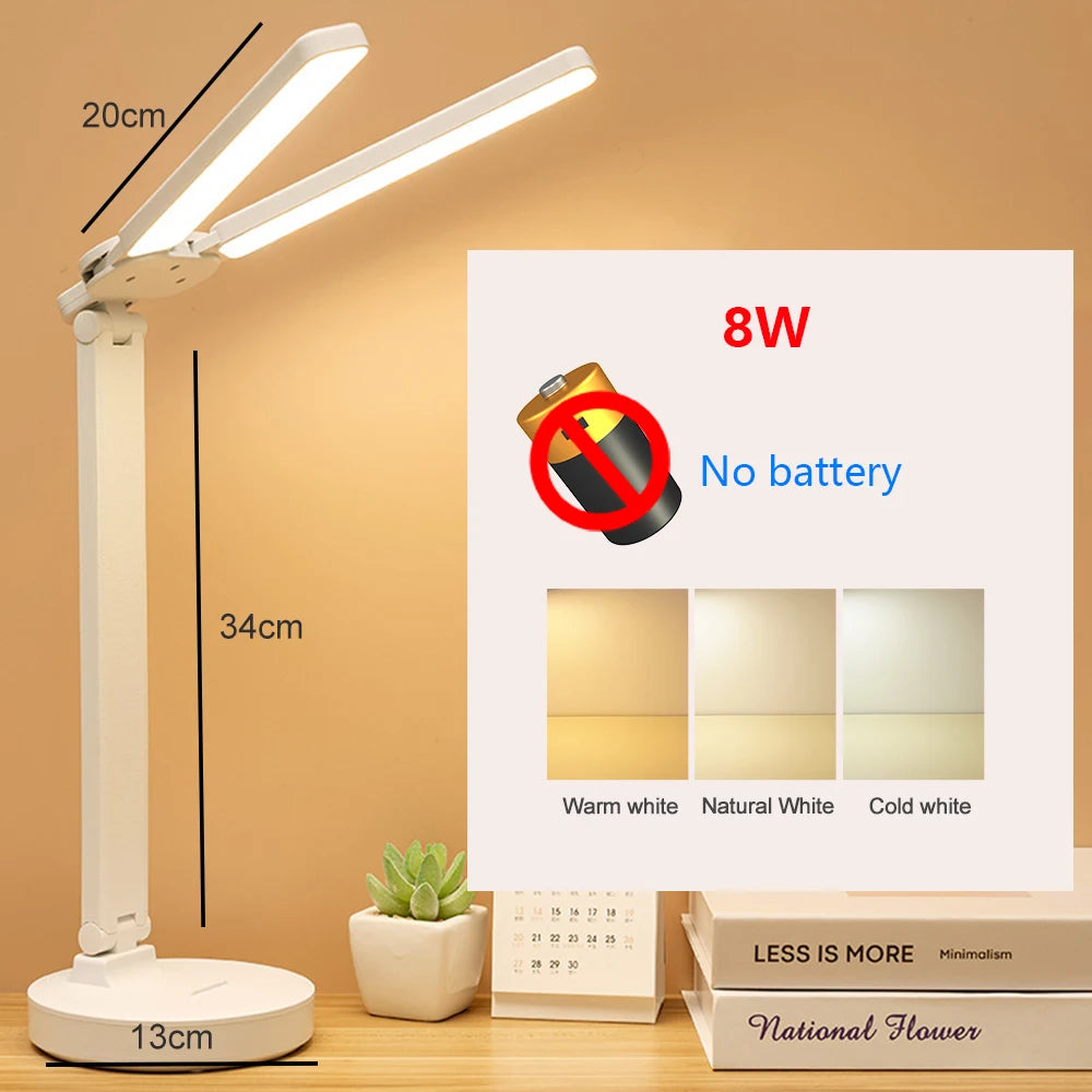 lampe de bureau led tactile usb gradation protection yeux - vue 28 sur 29