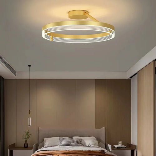 lustre led moderne pour décoration intérieure luminaire plafond - vue 6 sur 12