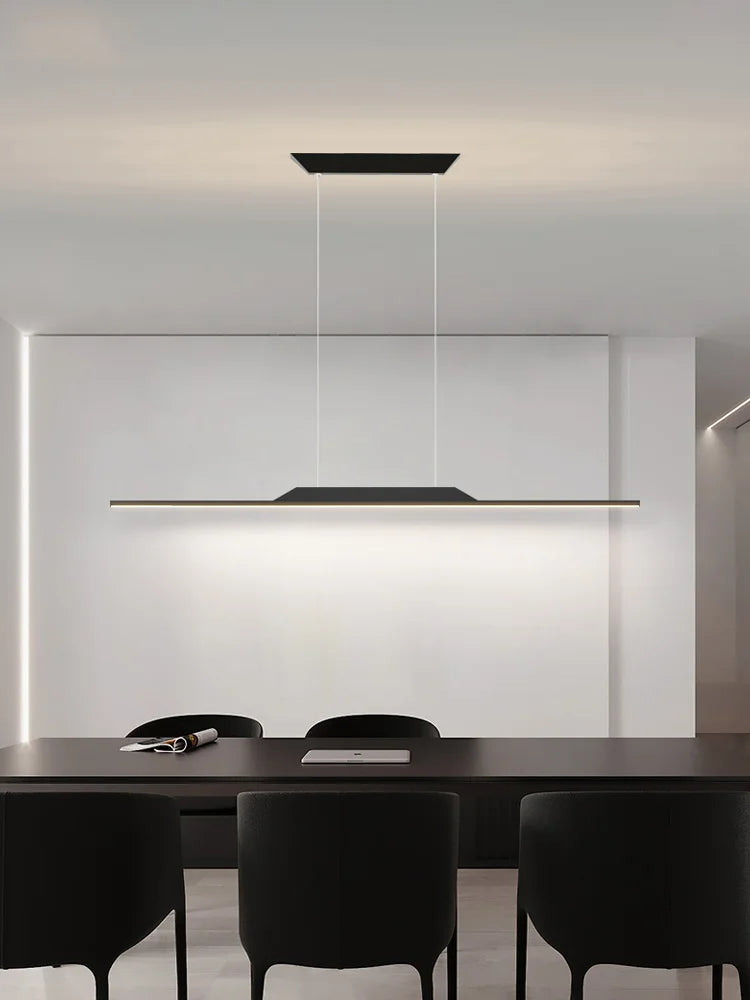 lustre led moderne pour bar cuisine et studio - vue 5 sur 15