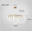 lustre design nordique à led intensité variable pour intérieur