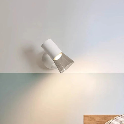 applique murale led modernes avec interrupteur et lampe de chevet - vue 2 sur 11