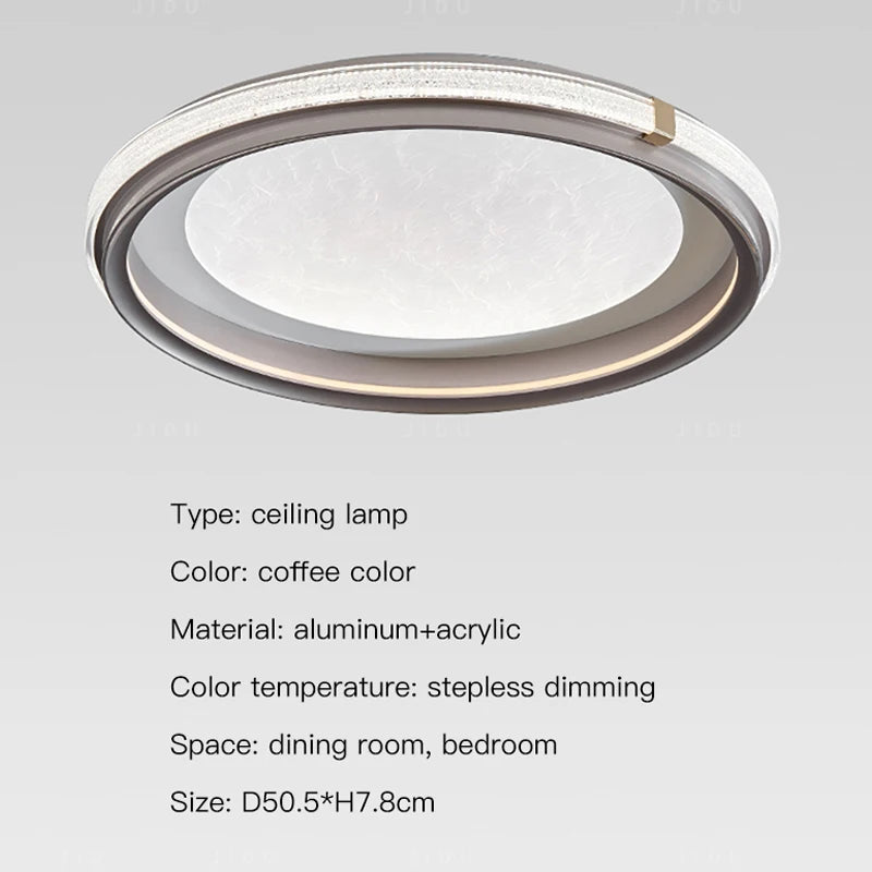 plafonnier led moderne pour intérieur design contemporain 2024 - vue 6 sur 8