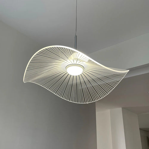 lustre led moderne suspendu lotus classique restaurant - vue 4 sur 13