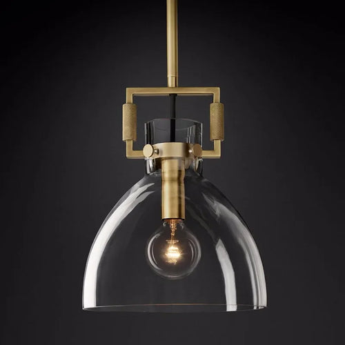 suspension en verre rétro américain style luxe décoratif - vue 12 sur 18