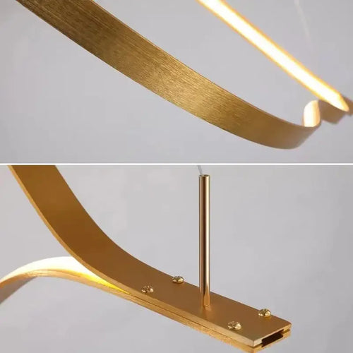 lustre led créatif postmoderne en forme de lèvre - vue 6 sur 11