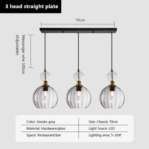 LED moderne couleur nordique bonbons suspension lumières pour chambre chambre d'enfants simple tête verre lampes suspendues luminaires de décoration intérieure - vue 14 sur 14