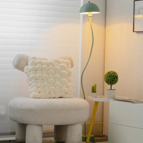 lampadaire rétro créatif danois style floral ambiance douce - vue 2 sur 6