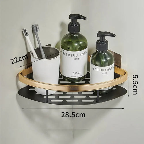 étagères murales de luxe antirouille pour accessoires de bain - vue 18 sur 17