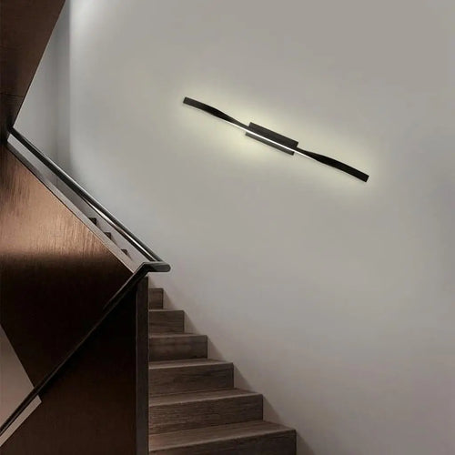 applique murale led nordique à longue bande pour éclairage intérieur - vue 4 sur 7