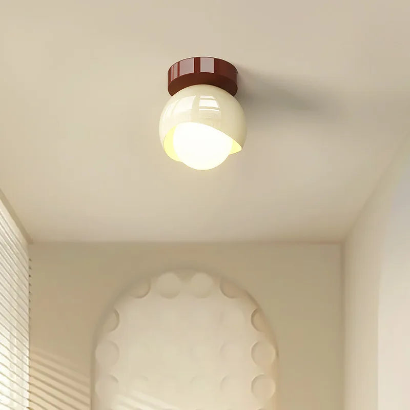 plafonnier de style français en forme de fleur pour intérieur élégant - vue 3 sur 10