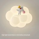 applique murale nuage ours chat singe pour enfants bébé