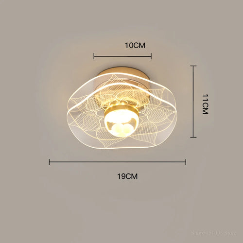 plafonnier led moderne nordique pour intérieur et balcon - vue 13 sur 13