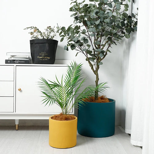 pot de fleurs en céramique nordique pour plantes succulentes décoratives - vue 4 sur 29