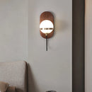 Applique murale chinoise en noyer noir